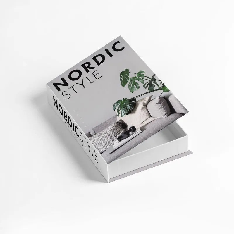 Mode Kunst Te Openen Nep Boeken voor Decoratie Opbergdoos Nieuwe Hotle Decoratief Boek voor Woonkamer Simulatie Boeken Home Decor