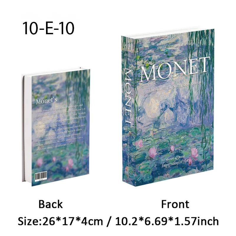 Boho Monet Matisse Luxe nepboek opbergdoos interieur decoratie decoratieve boeken salontafel slaapkamer woonkamer decor