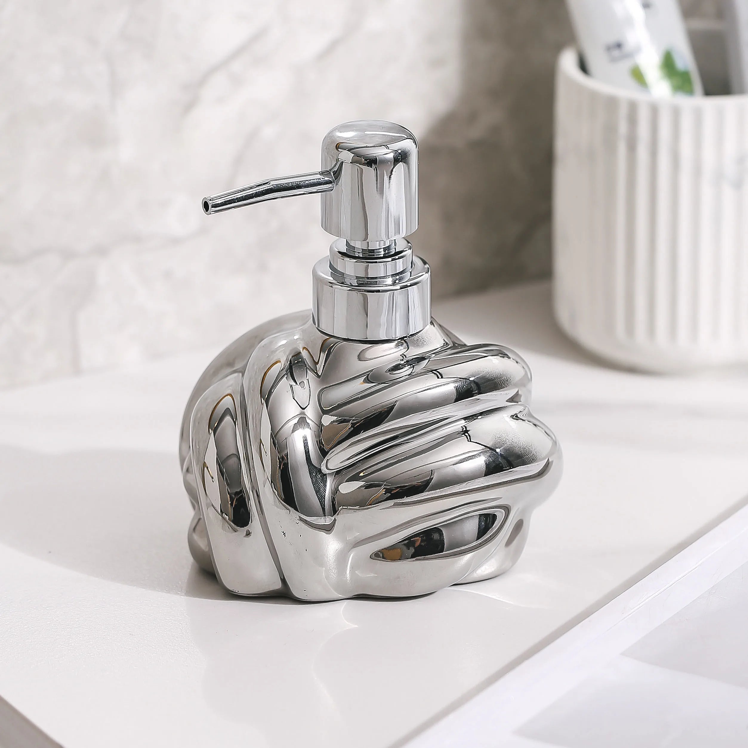 Creatieve Keramische Lotion Fles Hand Sanitizer Fles Zeepdispenser Handdesinfecterend Flessen Body Wash Flessen Badkamer Benodigdheden