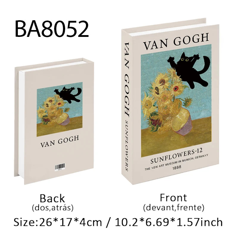 Boho Monet Matisse Luxe nepboek opbergdoos interieur decoratie decoratieve boeken salontafel slaapkamer woonkamer decor