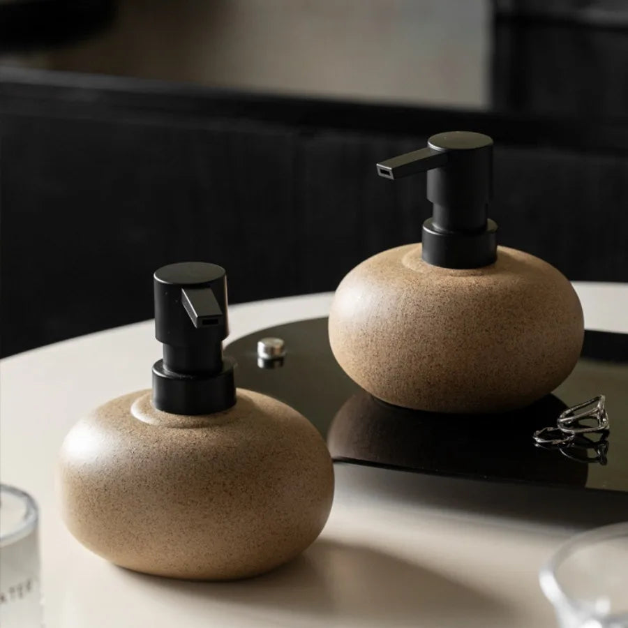Nordic Keramische Lotion Fles Knijpfles Badkamer Zeepdispenser Shampoo Bodylotion Conditioner Fles Badkamer Accessoires
