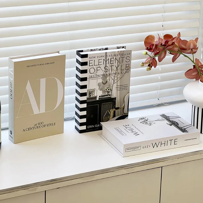 Mode Kunst Te Openen Nep Boeken voor Decoratie Opbergdoos Nieuwe Hotle Decoratief Boek voor Woonkamer Simulatie Boeken Home Decor