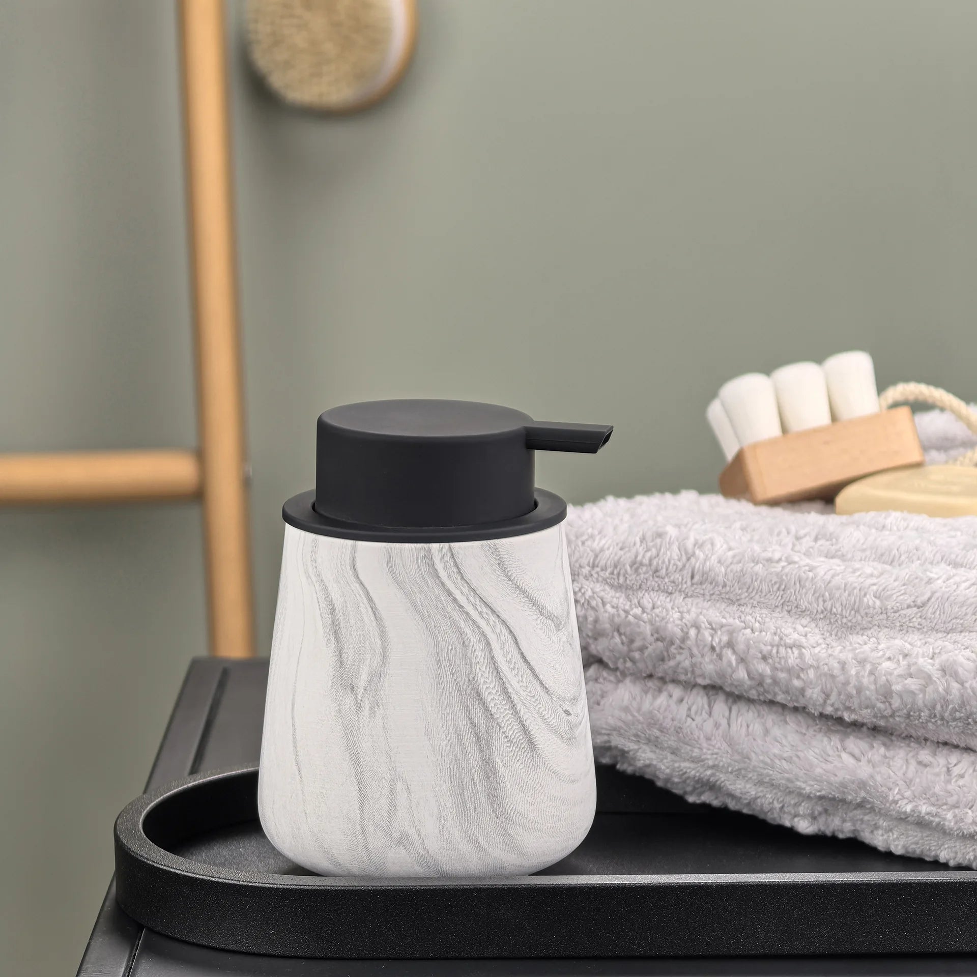 WHYOU-Cermic Inkt Dispensers voor vloeibare zeep, lotionfles, emulsie, latex handwensflessen, lichte luxe badkameraccessoireset