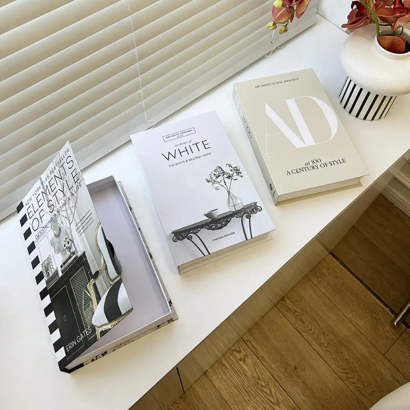 Mode Kunst Te Openen Nep Boeken voor Decoratie Opbergdoos Nieuwe Hotle Decoratief Boek voor Woonkamer Simulatie Boeken Home Decor
