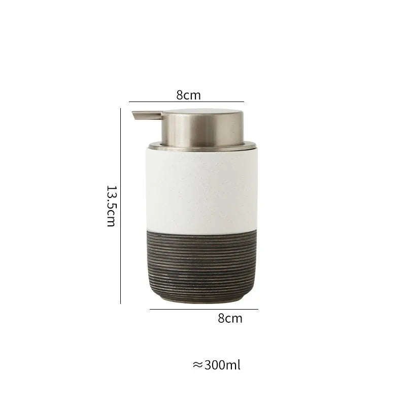 Keramische Zeep Fles Handdesinfecterend Fles Wasmiddel Fles Badkamer Shampoo Douchegel Fles Zeep Container Lotion Flessen Frother