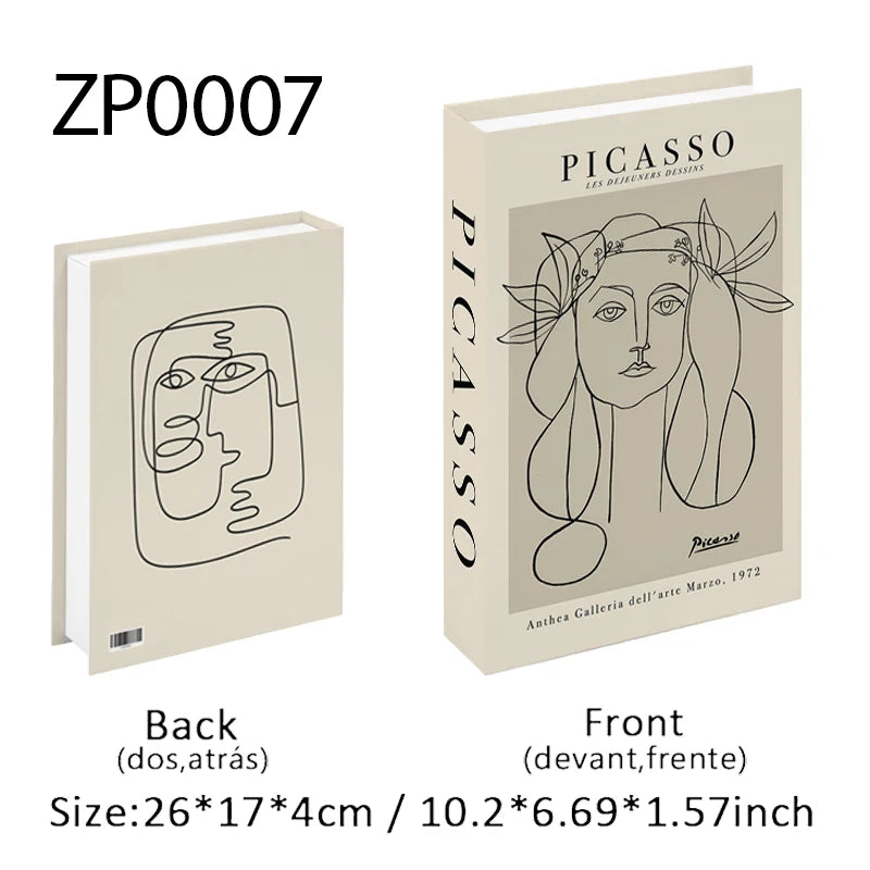 Boho Monet Matisse Luxe nepboek opbergdoos interieur decoratie decoratieve boeken salontafel slaapkamer woonkamer decor