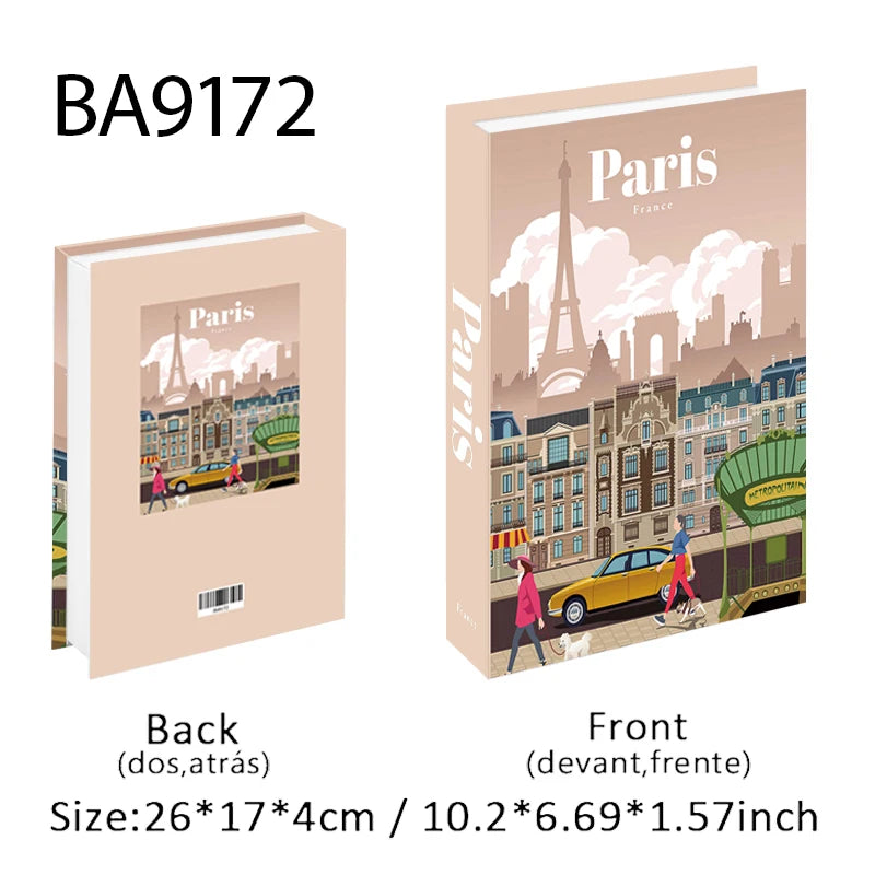 Openbare nep-boeken opbergdoos luxe decoratieve boeken ornament salontafel boekenplank huis interieur decoratie slaapkamer cadeau decoratie