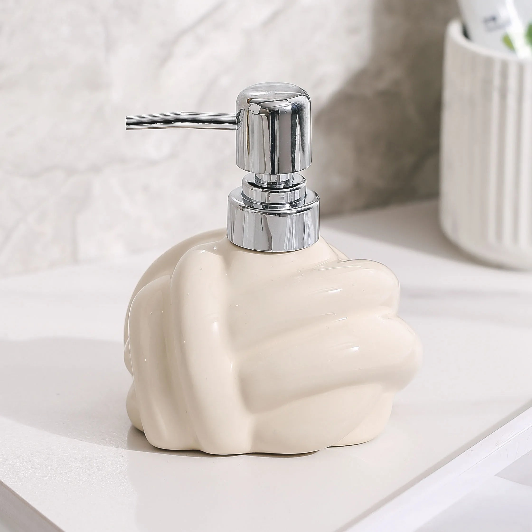 Creatieve Keramische Lotion Fles Hand Sanitizer Fles Zeepdispenser Handdesinfecterend Flessen Body Wash Flessen Badkamer Benodigdheden