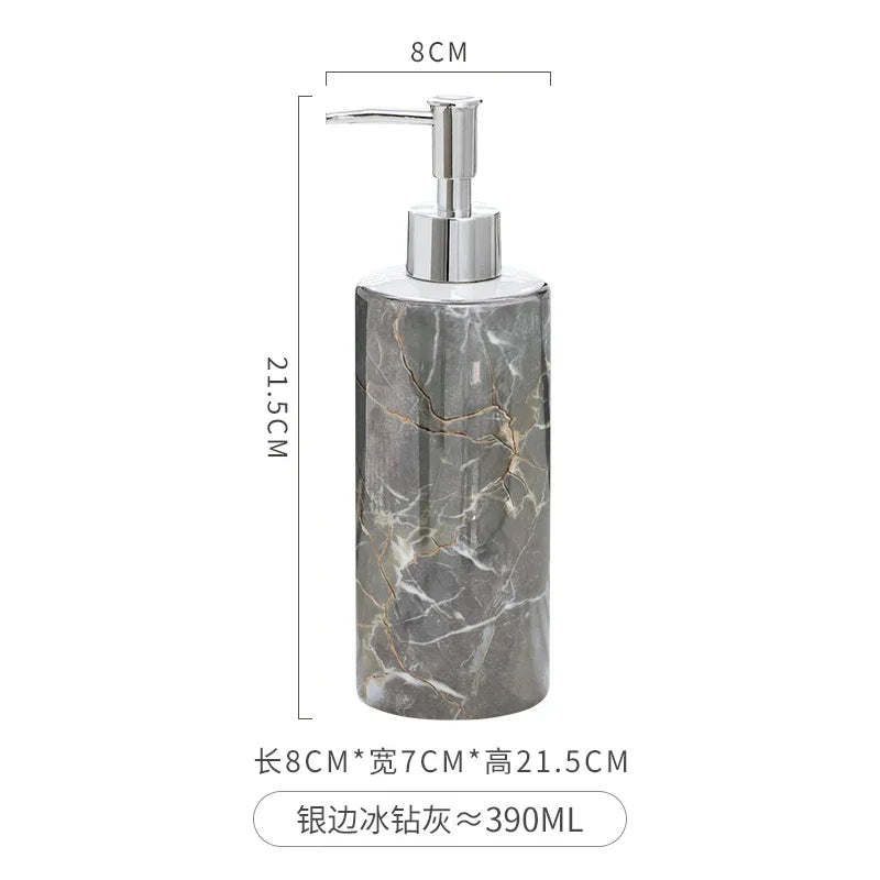 Eenvoud Keramische Lotion Fles Hoge Schoonheid Zeepdispenser Shampoo Douchegel Fles Handdesinfecterend Fles Badkamer Benodigdheden