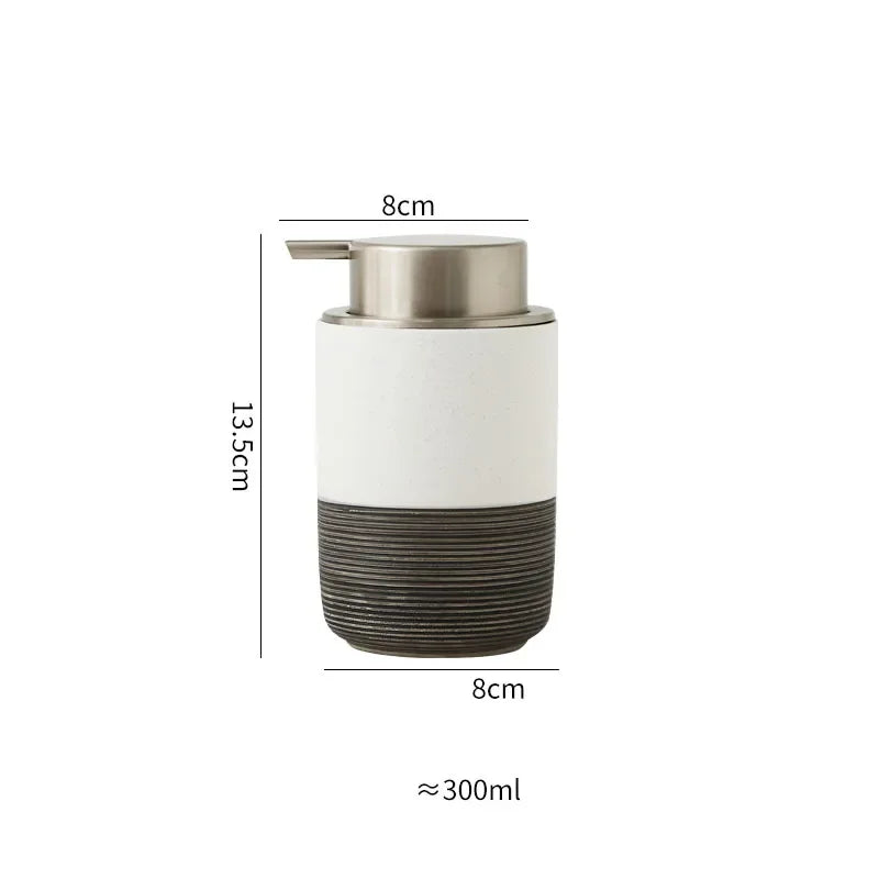 Keramische Zeep Fles Handdesinfecterend Fles Wasmiddel Fles Badkamer Shampoo Douchegel Fles Zeep Container Lotion Flessen Frother