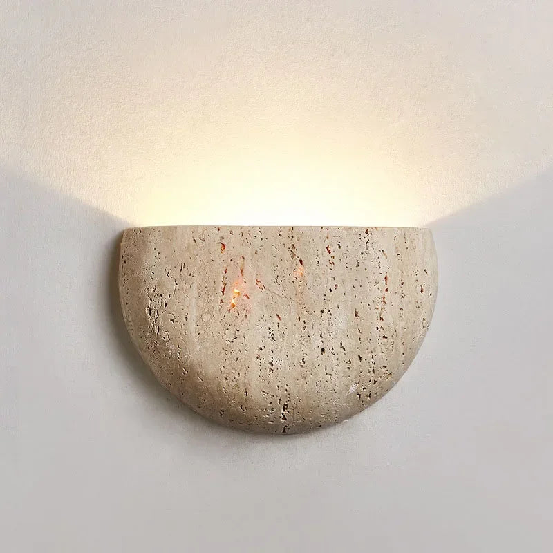 Wabi-sabi Stone Retro Woonkamer Muur Veranda Gang Homestaycafe Sfeer Slaapkamer Nachtkastje Wandlamp