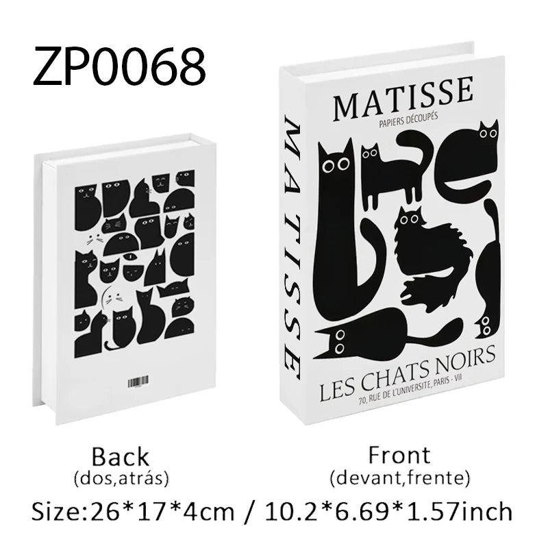 Boho Monet Matisse Luxe nepboek opbergdoos interieur decoratie decoratieve boeken salontafel slaapkamer woonkamer decor