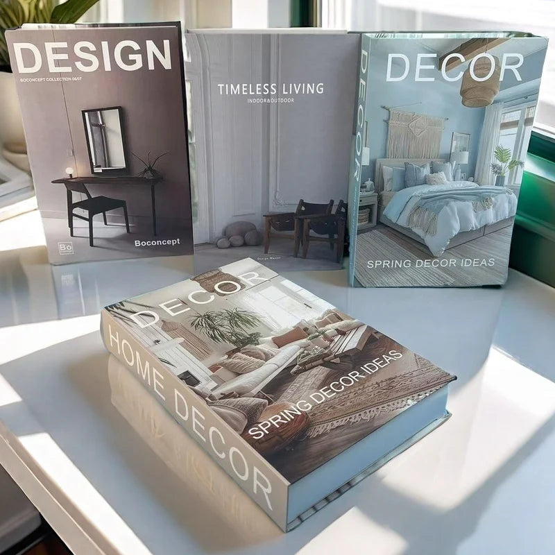 Openbare nep-boeken opbergdoos luxe decoratieve boeken ornament salontafel boekenplank huis interieur decoratie slaapkamer cadeau decoratie