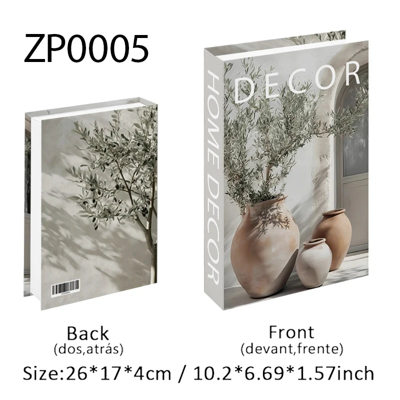 Openbare nep-boeken opbergdoos luxe decoratieve boeken ornament salontafel boekenplank huis interieur decoratie slaapkamer cadeau decoratie