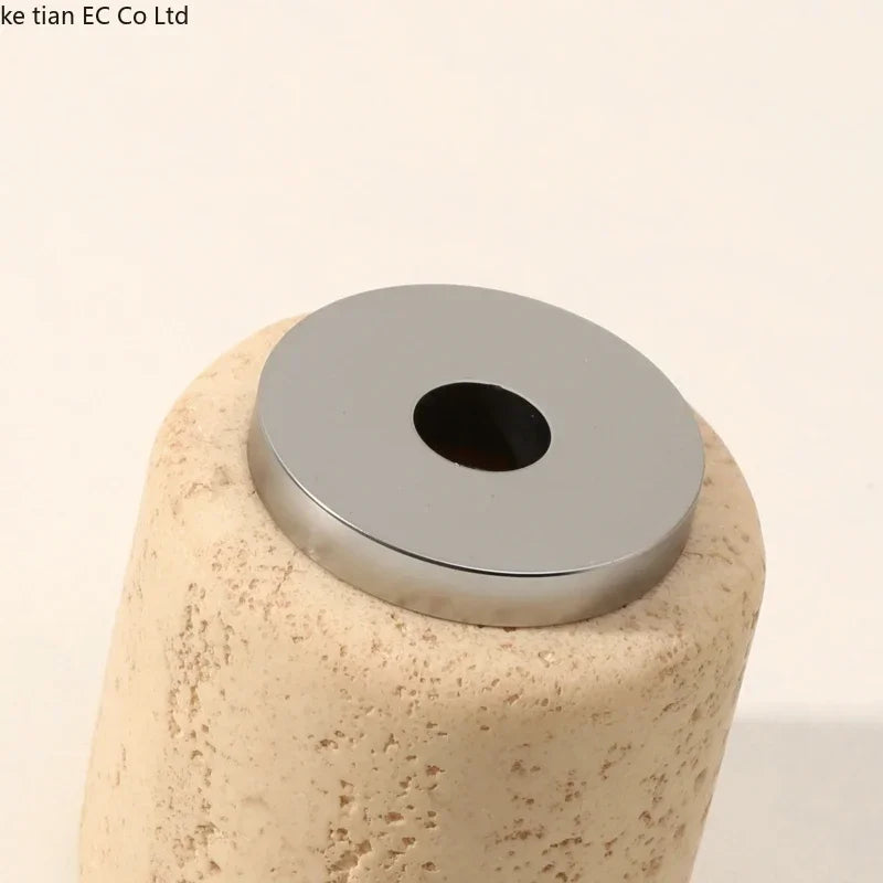 Wabi-sabi windtunnel stenen aromafles lege fles licht hotel luxe badkamer aroma diffuser parfum huisdecoratie