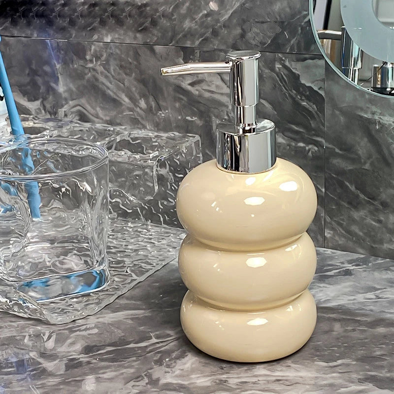 Nordic Badkamer Accessoires Keuken Zeepdispenser Keramische Shampoo Flessen Lotion Fles Home Hotel Shampoo Dispenser