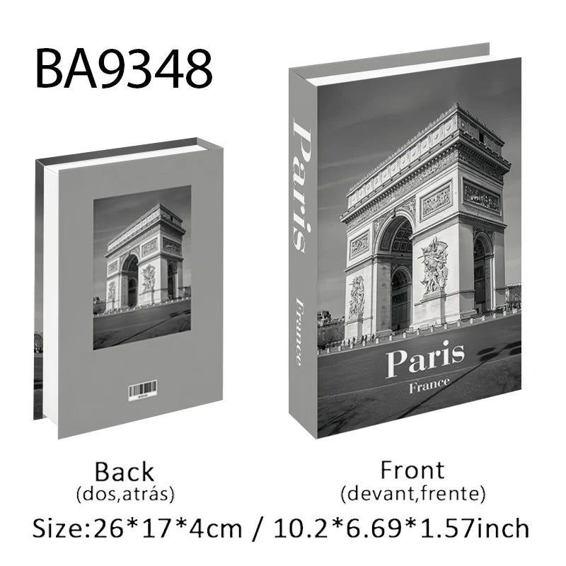 Openbare nep-boeken opbergdoos luxe decoratieve boeken ornament salontafel boekenplank huis interieur decoratie slaapkamer cadeau decoratie