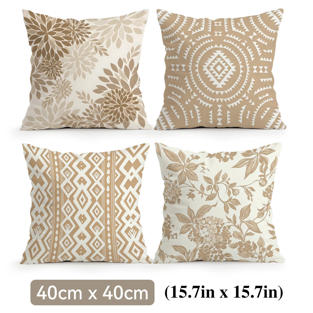 Nordic Stijl Minimalistische Kussensloop Bedrukt Polyester 40/45/50 Cm Sierkussenhoes Decoratieve Sofa Kussen Kussensloop Home Decor
