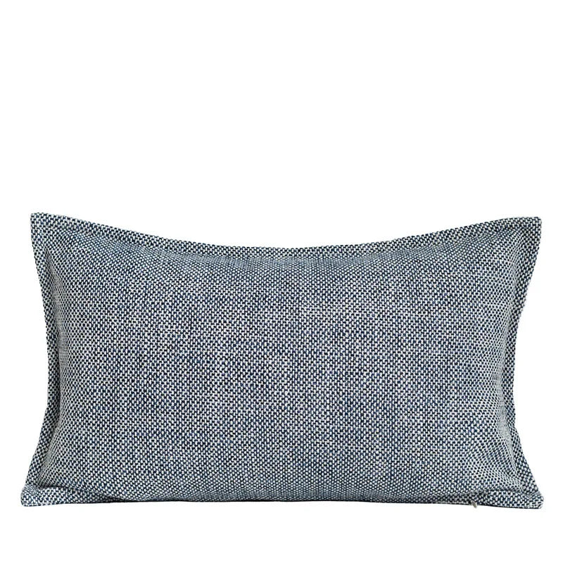 30X50/45X45CM Blauw Gestreepte Sierkussenhoes Eenvoudige Textuur Taille Kussenhoes Decor Home Decoratieve Kussensloop