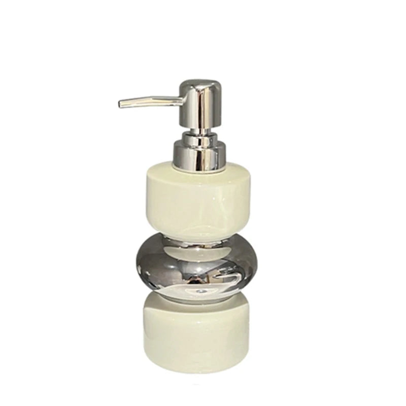 Luxe keramische zeepdispenser badgel gevuld met lotionfles hoteltoilet hand thuis badkameraccessoires