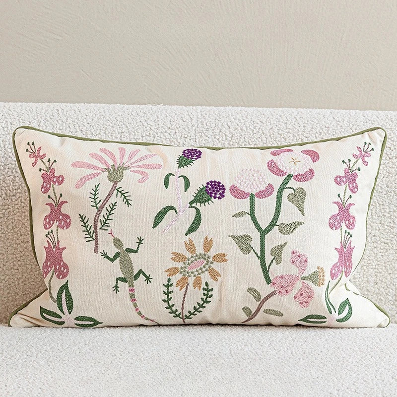 30X50/45X45CM Roze Sierkussen Cover Franse Licht Luxe Stempelen Taille Kussenhoes decor Home Decoratieve Kussensloop