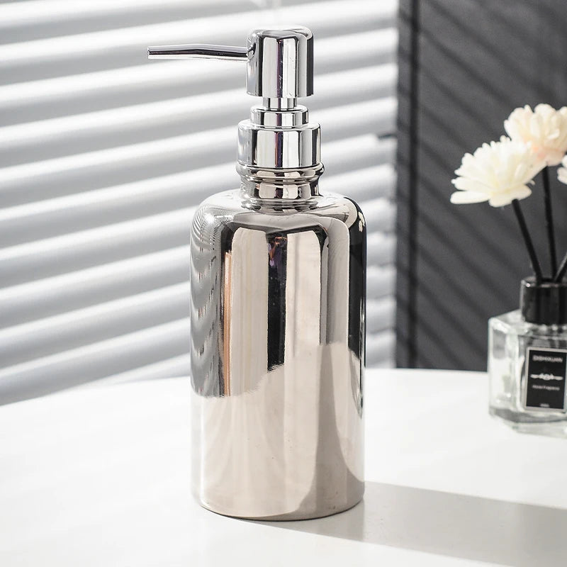 Creatieve Keramische Lotion Fles Hand Sanitizer Fles Zeepdispenser Handdesinfecterend Flessen Body Wash Flessen Badkamer Benodigdheden