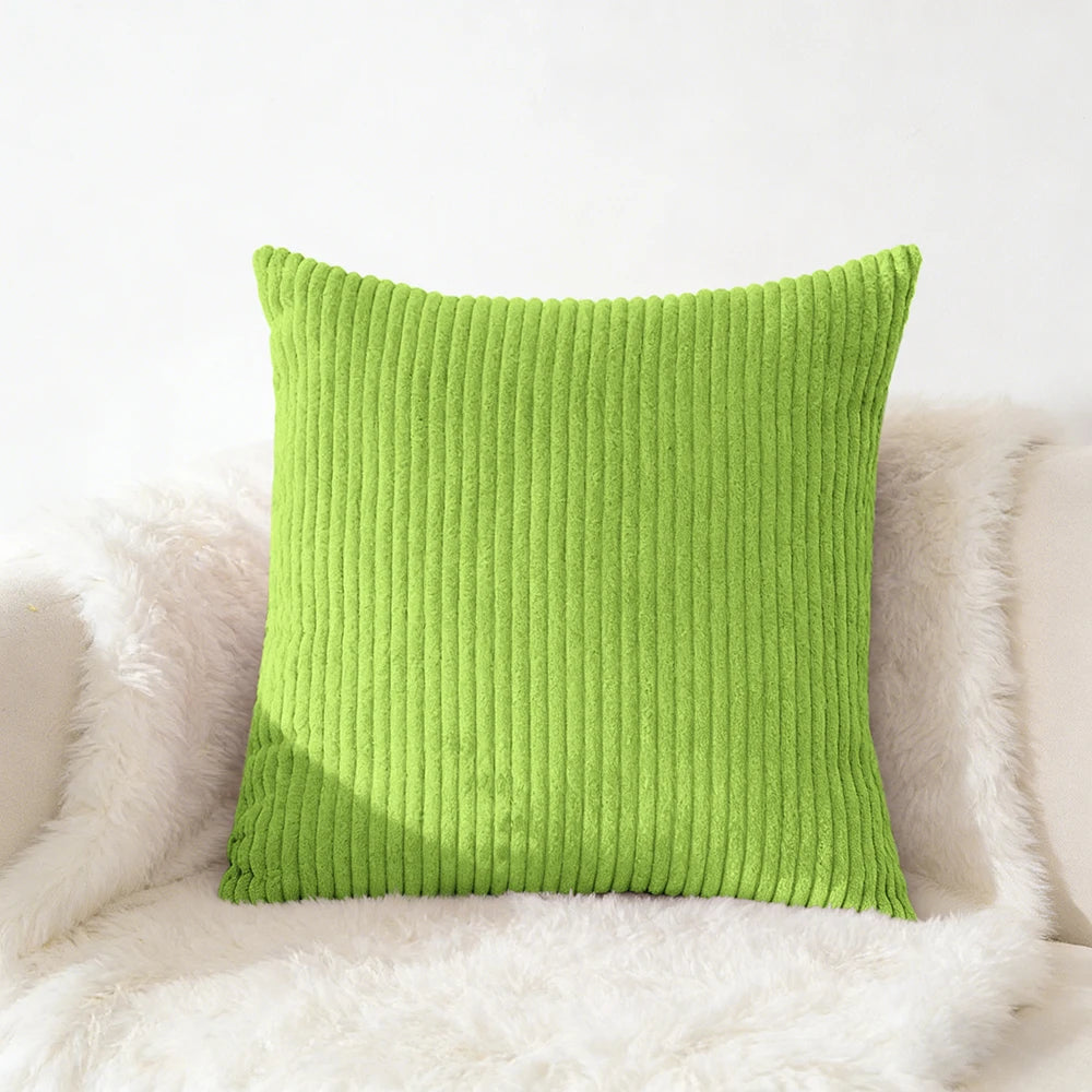 Corduroy Kussensloop 40X40 45X45 50x50 30x50 CM Zacht Pluche Flanel Kussenhoes Pluizige Bank Kussensloop voor Sofa Woonkamer