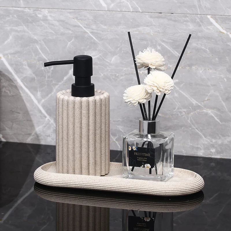 Creatieve handdesinfecterende fles lotionfles hotel thuis verblijf shampoo badgel subfles badkameraccessoires zeepdispenser
