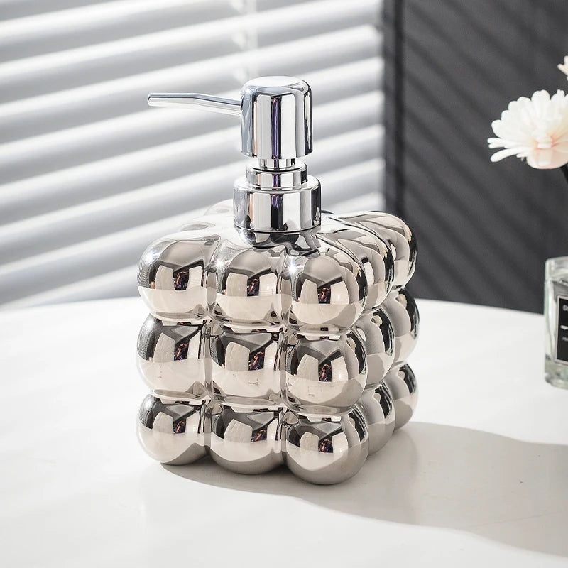 Creatieve Keramische Lotion Fles Hand Sanitizer Fles Zeepdispenser Handdesinfecterend Flessen Body Wash Flessen Badkamer Benodigdheden