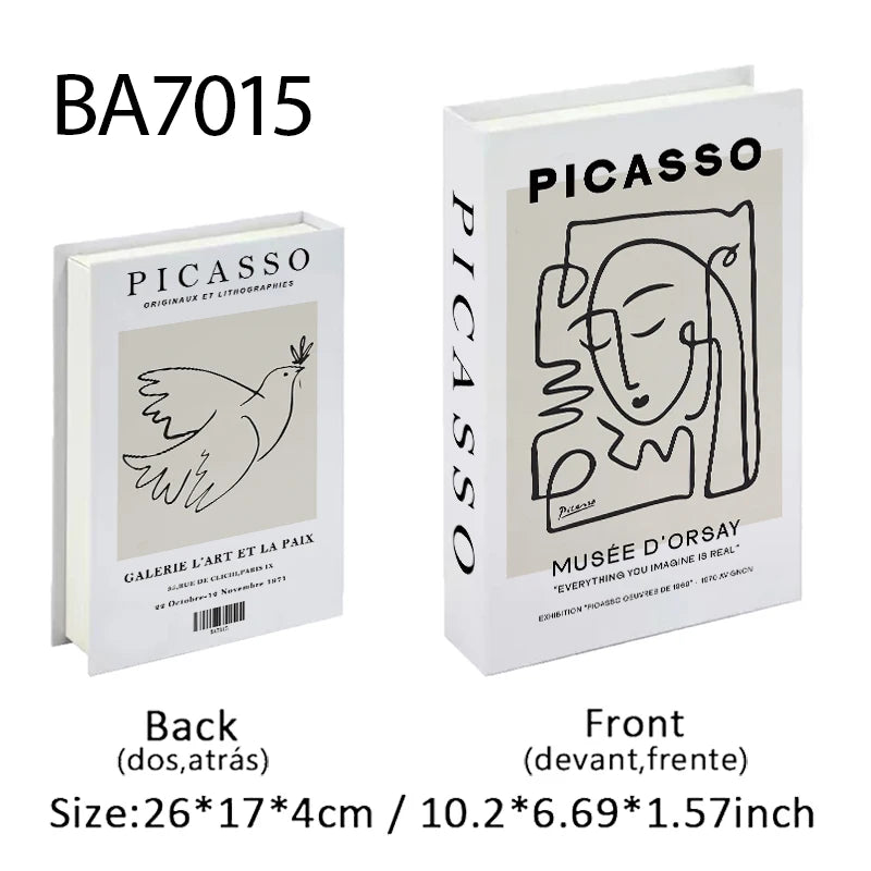 Boho Monet Matisse Luxe nepboek opbergdoos interieur decoratie decoratieve boeken salontafel slaapkamer woonkamer decor