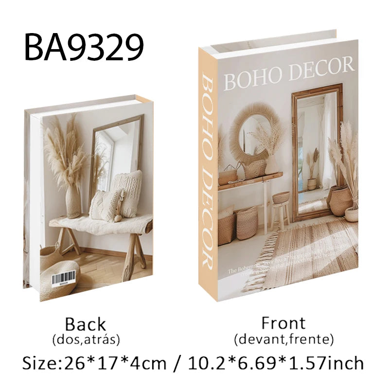 Openbare nep-boeken opbergdoos luxe decoratieve boeken ornament salontafel boekenplank huis interieur decoratie slaapkamer cadeau decoratie