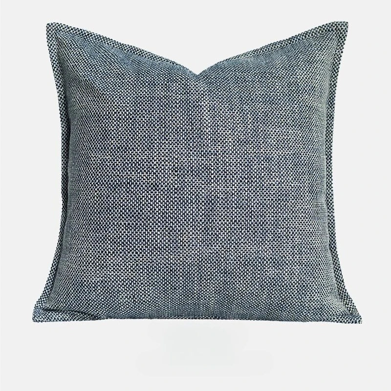 30X50/45X45CM Blauw Gestreepte Sierkussenhoes Eenvoudige Textuur Taille Kussenhoes Decor Home Decoratieve Kussensloop