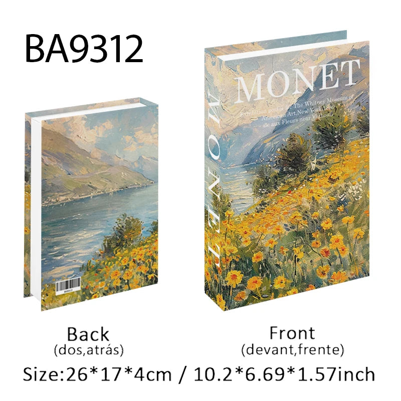 Boho Monet Matisse Luxe nepboek opbergdoos interieur decoratie decoratieve boeken salontafel slaapkamer woonkamer decor