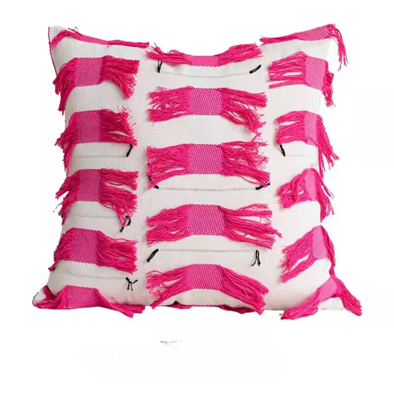 30X50/45X45CM Roze Sierkussen Cover Franse Licht Luxe Stempelen Taille Kussenhoes decor Home Decoratieve Kussensloop