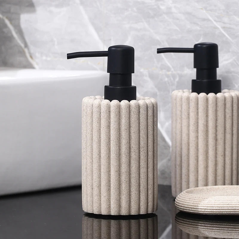 Creatieve handdesinfecterende fles lotionfles hotel thuis verblijf shampoo badgel subfles badkameraccessoires zeepdispenser