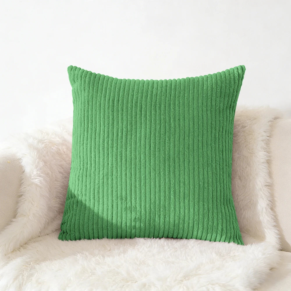 Corduroy Kussensloop 40X40 45X45 50x50 30x50 CM Zacht Pluche Flanel Kussenhoes Pluizige Bank Kussensloop voor Sofa Woonkamer