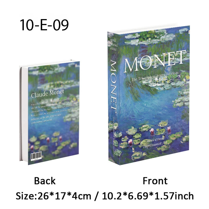 Boho Monet Matisse Luxe nepboek opbergdoos interieur decoratie decoratieve boeken salontafel slaapkamer woonkamer decor