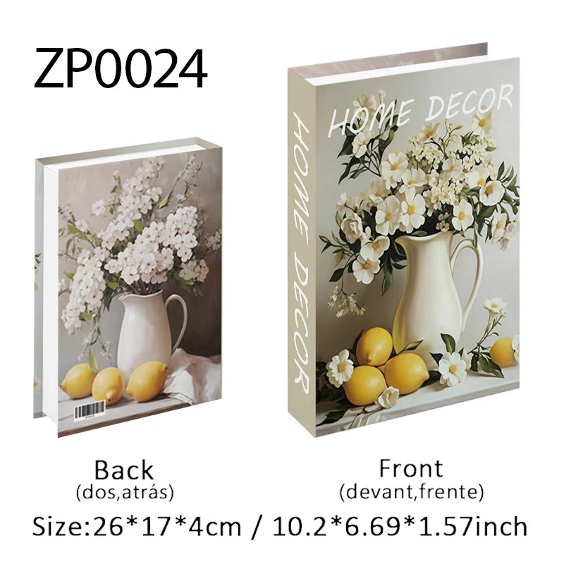 Boho Home Decor Fake Book Decoratieve Salontafel Decoratie Boekenplank Slaapkamer Middeleeuwen Abstracte Lijn Esthetische Opbergdoos