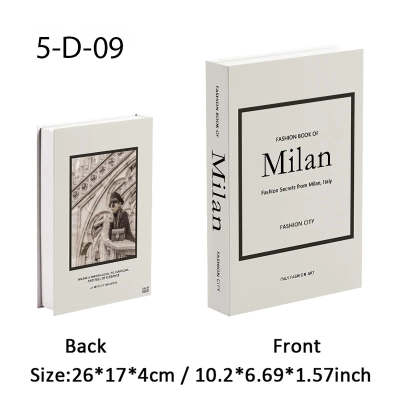 Openbare nep-boeken opbergdoos luxe decoratieve boeken ornament salontafel boekenplank huis interieur decoratie slaapkamer cadeau decoratie