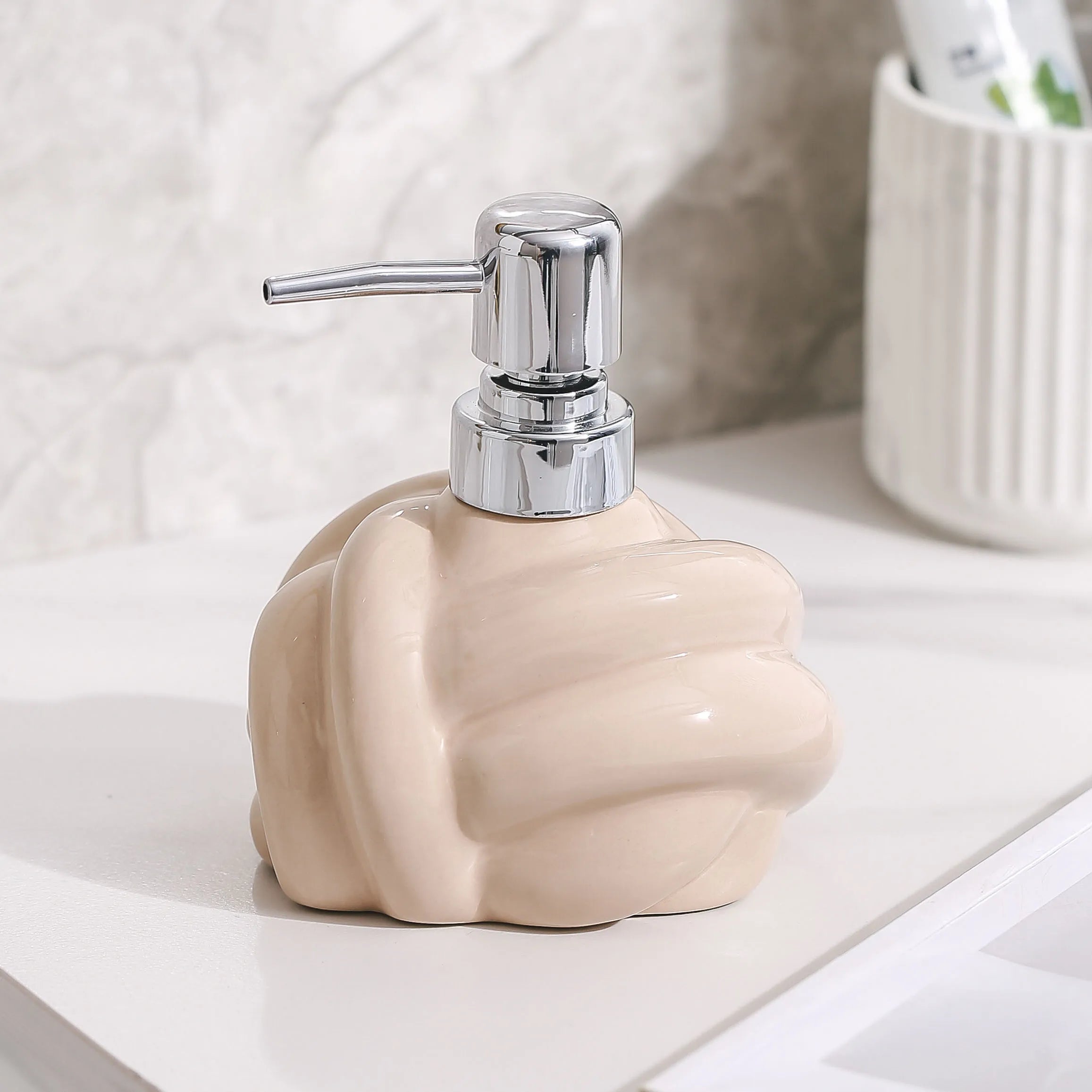 Creatieve Keramische Lotion Fles Hand Sanitizer Fles Zeepdispenser Handdesinfecterend Flessen Body Wash Flessen Badkamer Benodigdheden