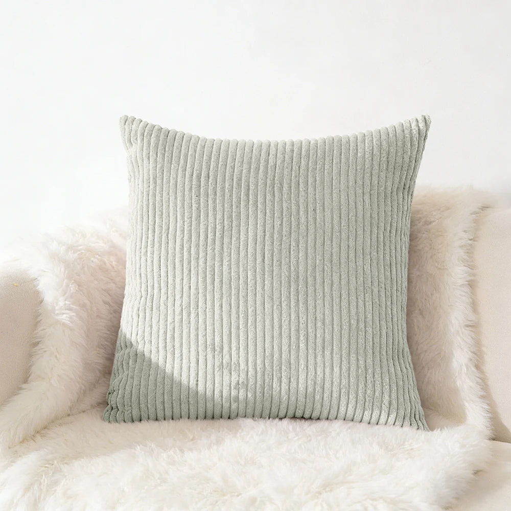 Corduroy Kussensloop 40X40 45X45 50x50 30x50 CM Zacht Pluche Flanel Kussenhoes Pluizige Bank Kussensloop voor Sofa Woonkamer
